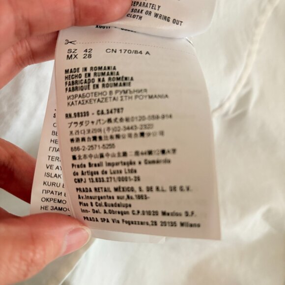 Prada Women Dress Shirt - Picture 8 of 8